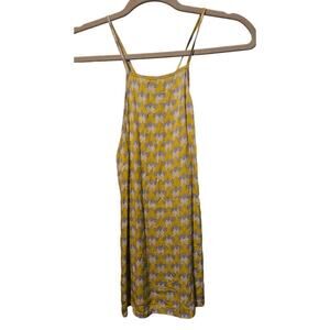 Banana Republic and Milly collab yellow silk tank top size‎ small